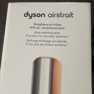 Dyson AirStrait Hair Tool in Silver and Copper